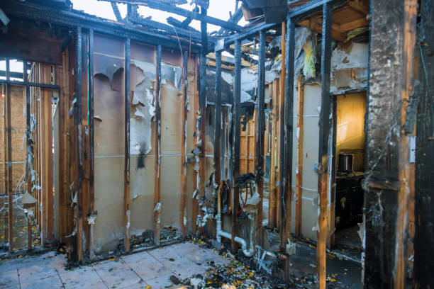 Professional Emergency Fire Cleanup technician working in Baden, PA